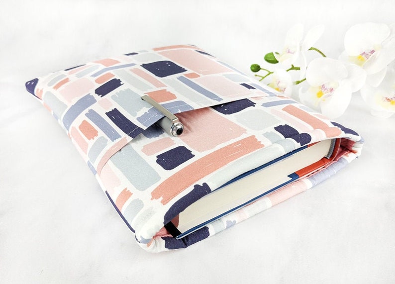 Padded Book Sleeve Midi Book Sleeve Pastel Book Sleeve Etsy