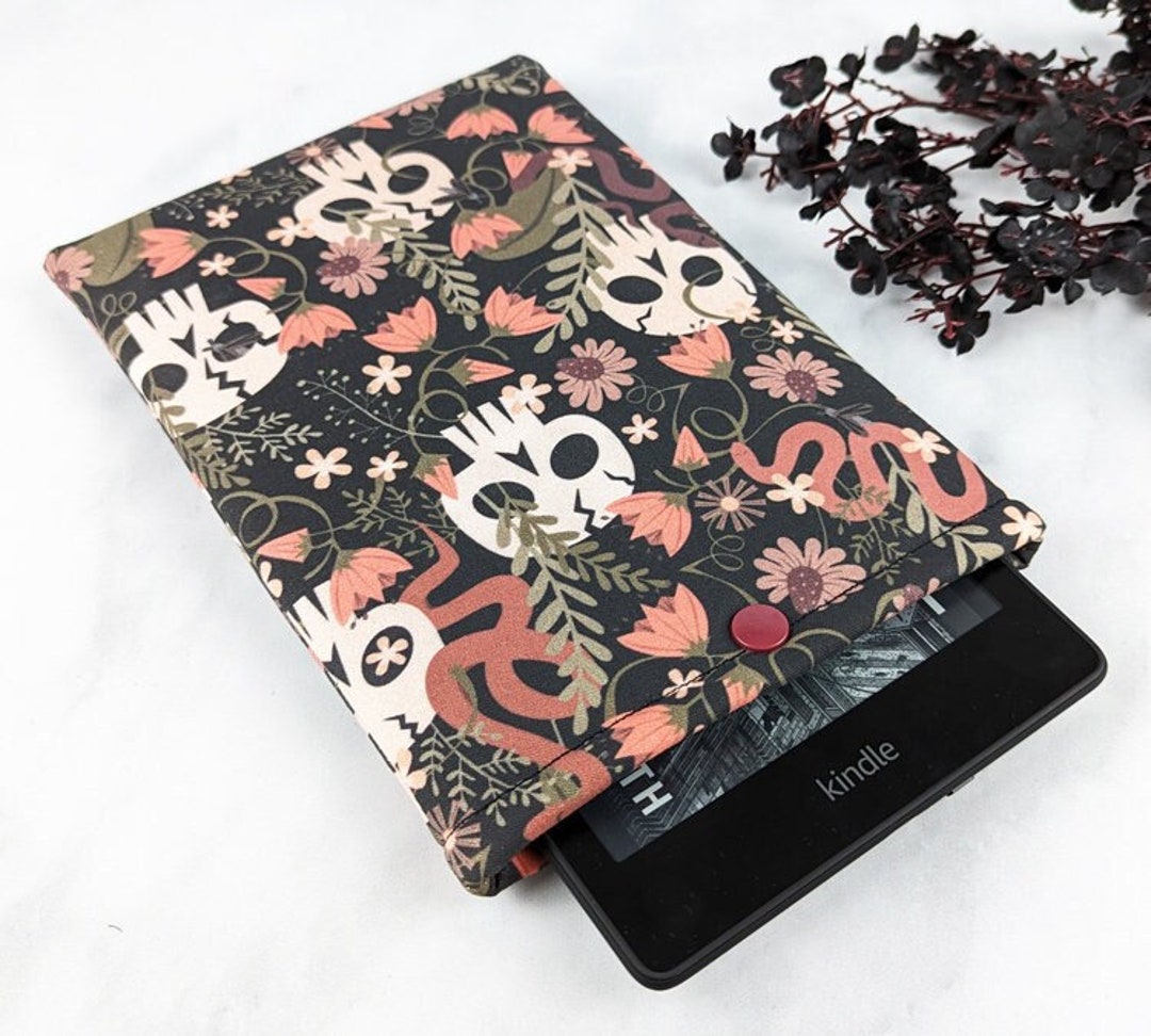 Kindle Paperwhite Sleeve With Snap Halloween Kindle Cover Etsy