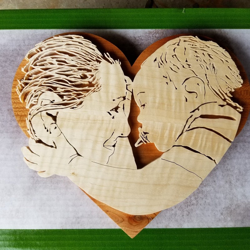 Scroll Saw Portrait - Etsy