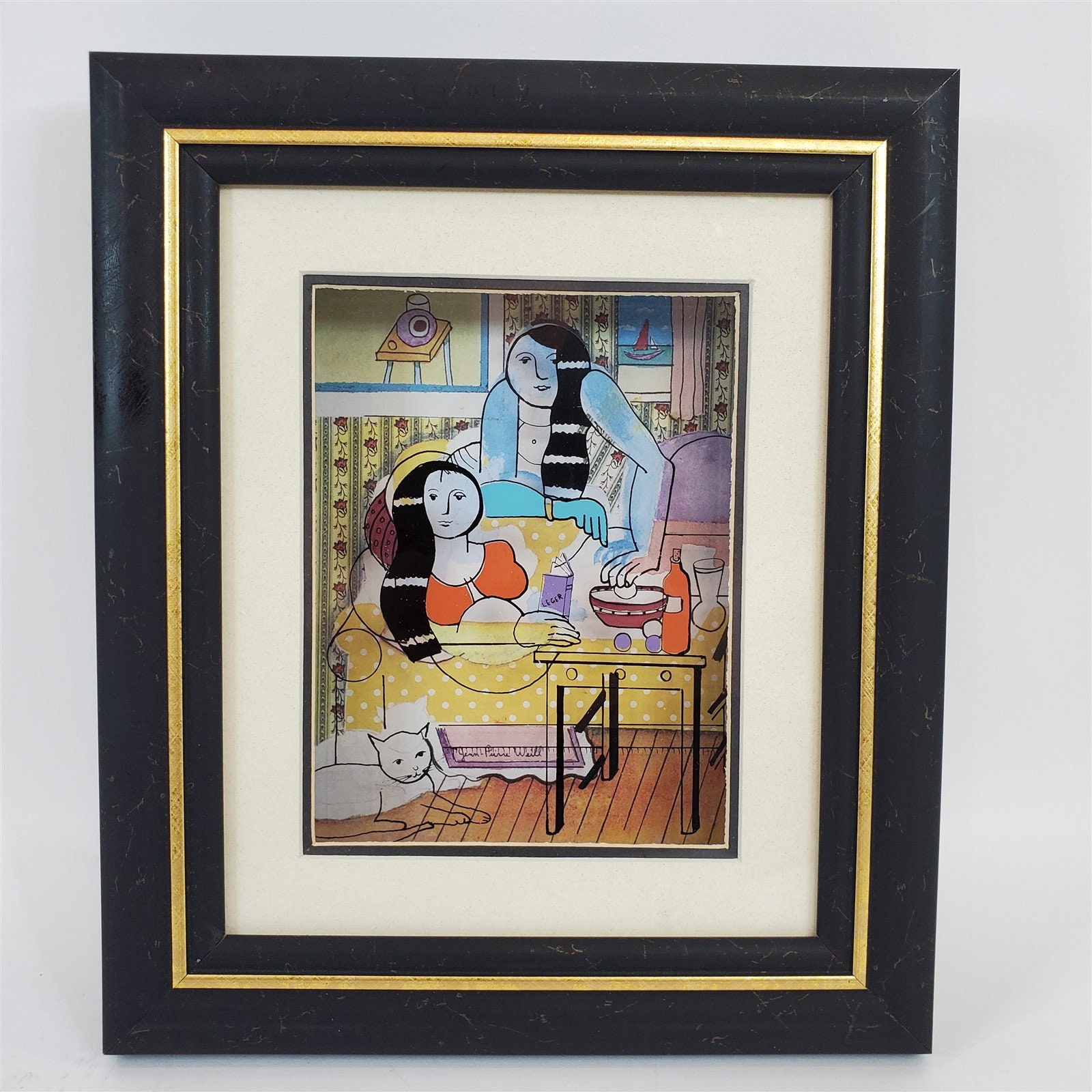Jean Pierre Will 3d Painting - Etsy