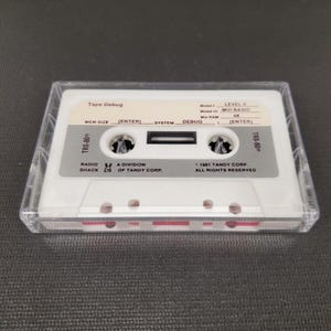 Radio Shack Tape Debug TRS-80 Level II Cassette 1981 Tested