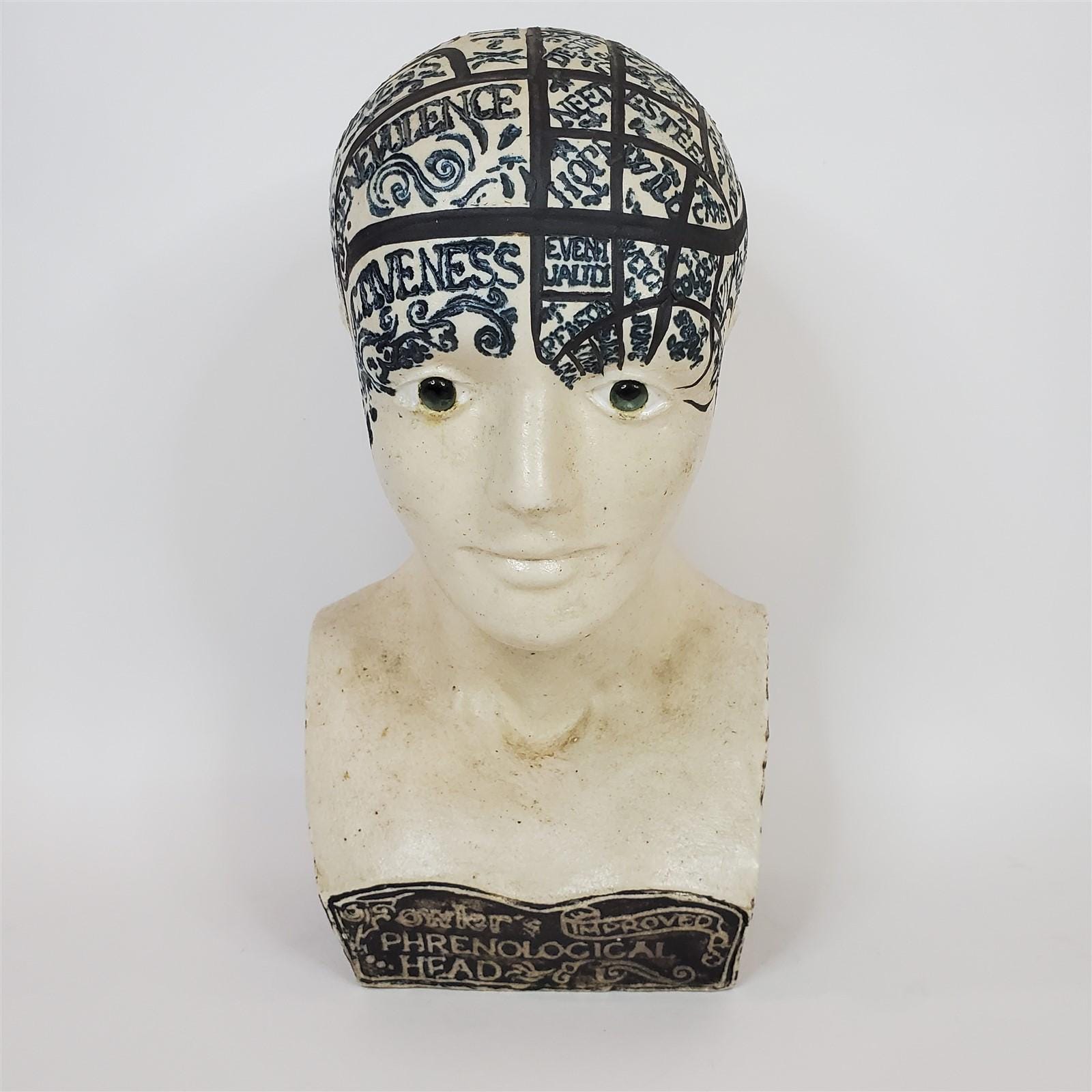 Phrenology head figurine - Etsy 日本
