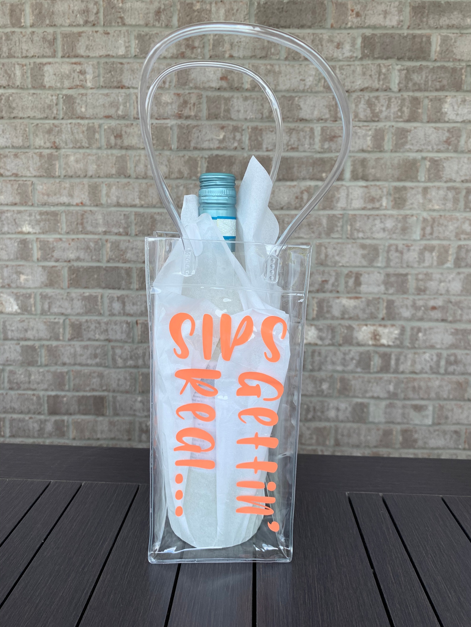 Wine Ice Bags Wine Gift Wine Tote Wine Chiller Hostess Etsy