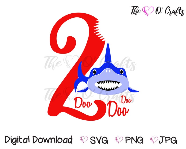 Free Free 288 Baby Shark 2Nd Birthday Svg SVG PNG EPS DXF File