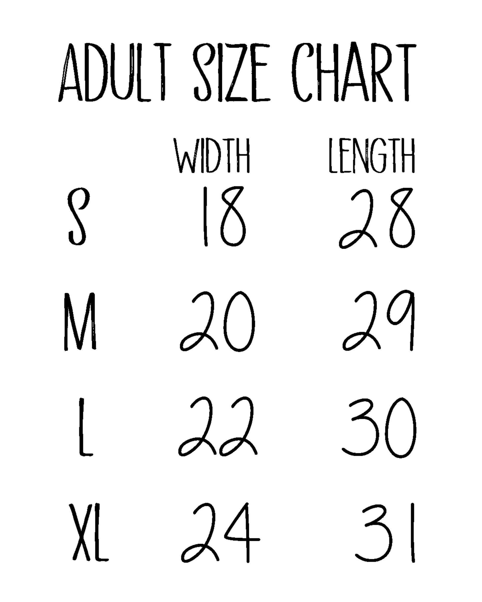 Boombah Size Chart