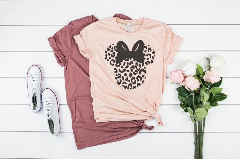 leopard print disney shirt