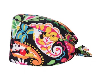 Mickey Surgical Cap,Mickey Scrub Hat,Minnie Scrub Cap,Minnie Surgical Hat,Mickey Surgical Hat,Mickey Scrub Cap,Cartoon Scrub Cap