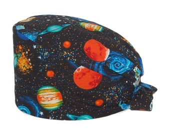 Galaxy Surgical Cap,Space Scrub Hat,Cool Surgical Cap,Universe Scrub Hat,Mens Surgical Cap,Womens Surgical Cap,Nurse Scrub Hat,Doctor Hat