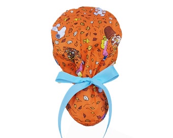 Dog Ponytail Hat,Cute Ponytail Cap,Anime Ponytail Cap,Cartoon Ponytail Hat,Puppy Ponytail Cap,Dog Ponytail Cap,Nurse Ponytail Hat