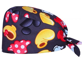 Cartoon Scrub Cap,Mickey Surgical Cap,Mickey Scrub Hat,Minnie Surgical Hat,Mickey Surgical Hat,Mickey Scrub Cap,Minnie Scrub Cap