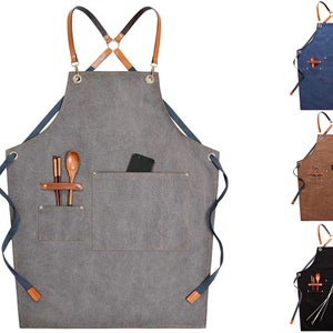 Canvas Schürze,Cross Back Schürze,Arbeit Schürze,Küchenschürze,Kochschürze,Kochschürze,Barista Schürze,Garten Schürze,Küchenschürze,Garten Schürze