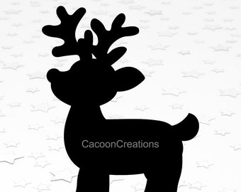 Download Reindeer Svg File Etsy