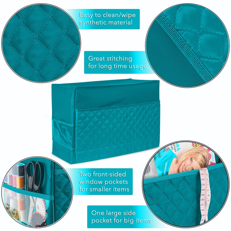 Sewing Machine Cover With 3 Convenient Pockets Universal for Etsy
