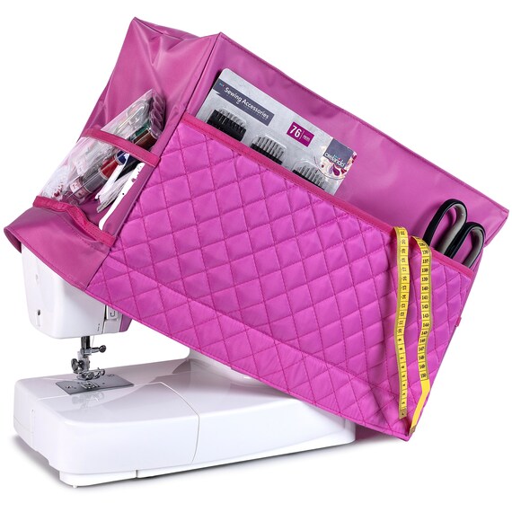 Universal Protective Quilted Dust Cover with Storage Pockets Sewing