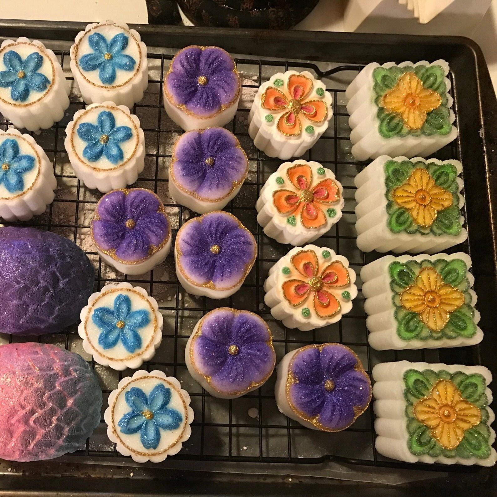 Epsom Salt Bath Cakes small Etsy