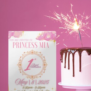 1st birthday Invitation