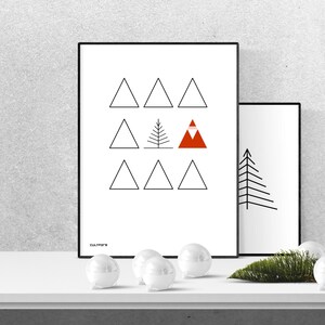 Graphic "Santa in the triangel woods" for download