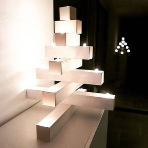 Lichterfichte - wooden christmas tree for tealights