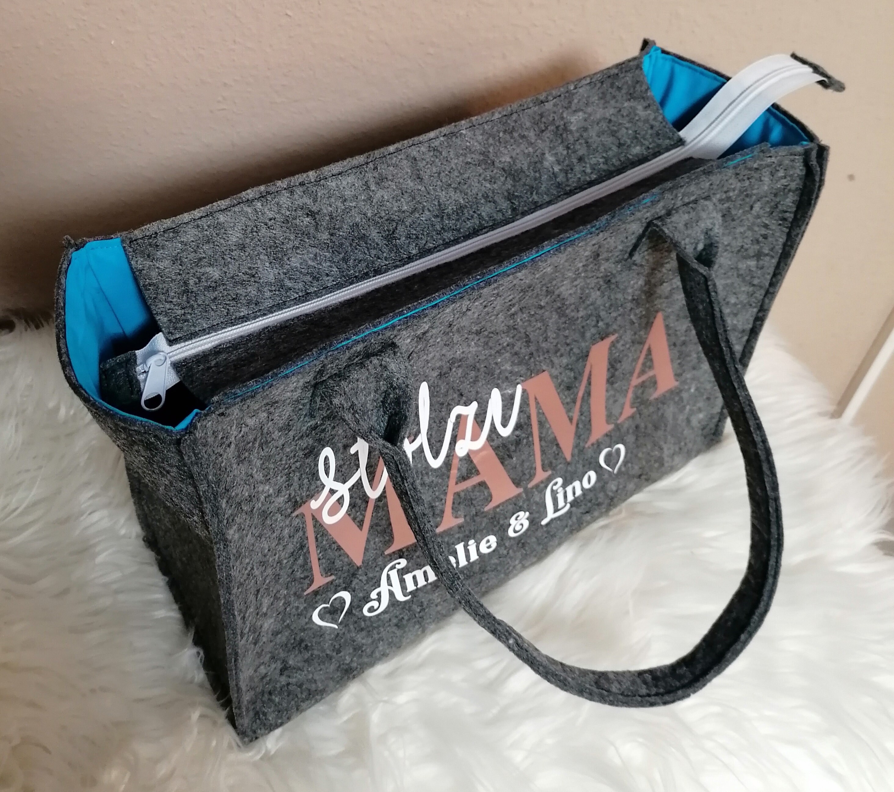 LLYYOO Make-up-Tasche 'Wrestling Mama' | Motiv-Tasche Für Kosmetik & Mehr