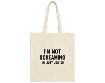 Jewish Tote, Funny Jewish Gift, Cute Tote, Jewish Tote, Jewish Girl, Jewish Boy, Funny Gift