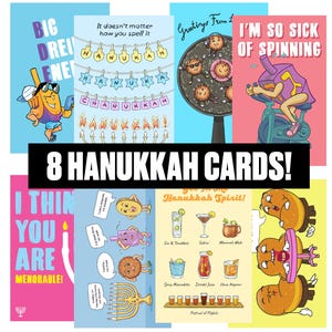 Funny Hanukkah Cards, Hilarious Hanukkah Cards, Happy Hanukkah Card, Jewish Holiday Card, Jewish Greeting Card, Funny Cards, Jewish Holid
