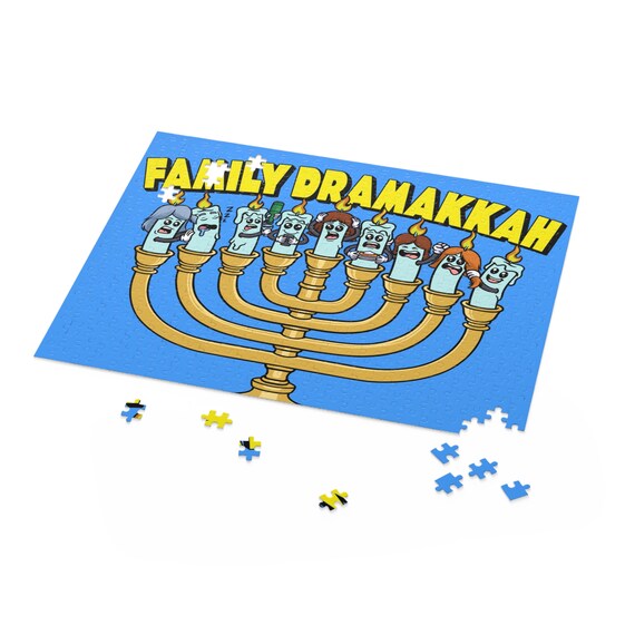 Funny Hanukkah Puzzle, Family Dramakkah, Happy Hanukkah, Hanukkah