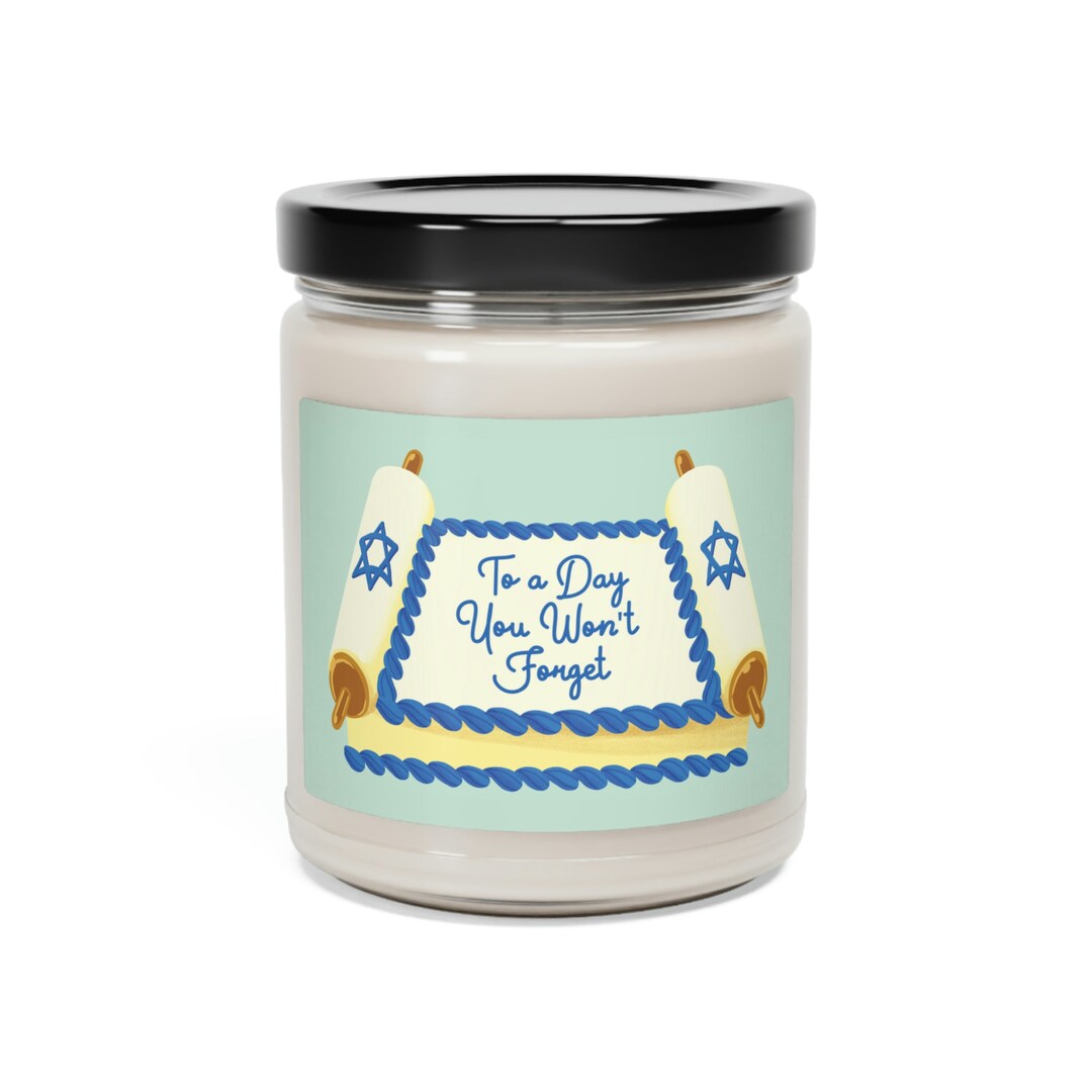 Bar Mitzvah Candle, Bar Mitzvah Gift, Jewish Boy, Mazel Tov, Jewish