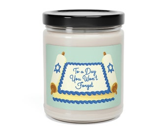 Bar Mitzvah Candle, Bar Mitzvah Gift, Jewish Boy, Mazel Tov, Jewish Candle, Jewish Gift, Bar Mitzvah Cake