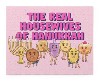 The Real Housewives Of Hanukkah Puzzle, Funny Hanukkah Gift, Happy Hanukkah, Jewish Gift, Hanukkah Game