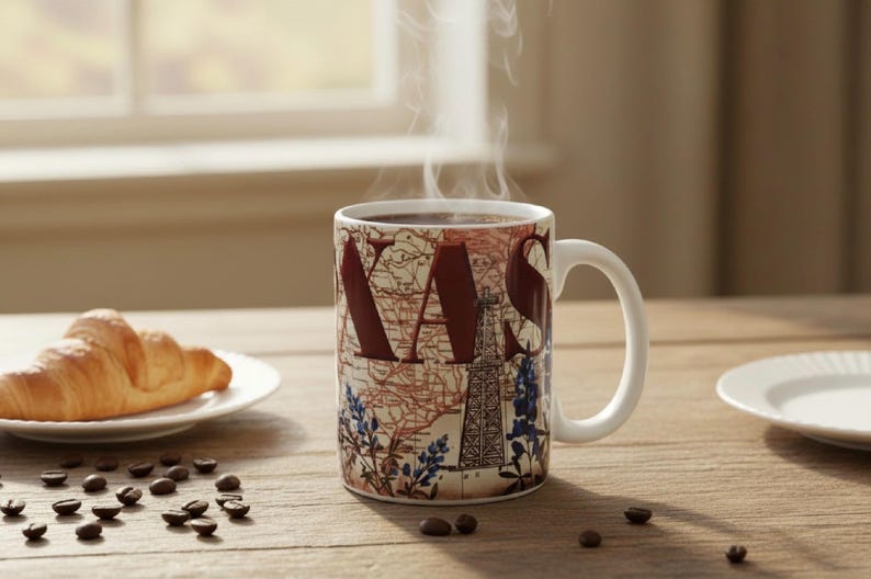 TexastradingpostUS Texas Icons Coffee Mug - Thumbnail 2