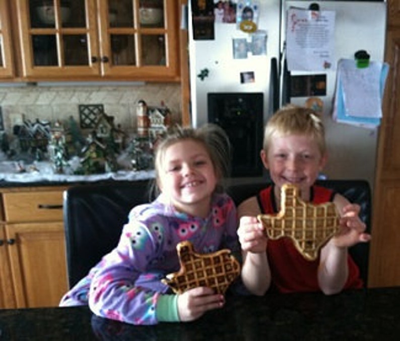 Texas Shaped Waffle Maker Eat Your Way Across Texas Every Etsy
