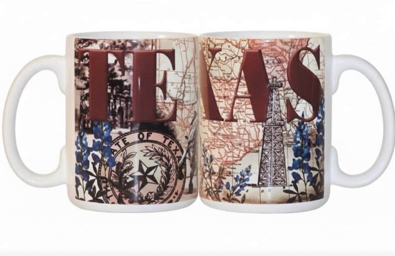 TexastradingpostUS Texas Icons Coffee Mug