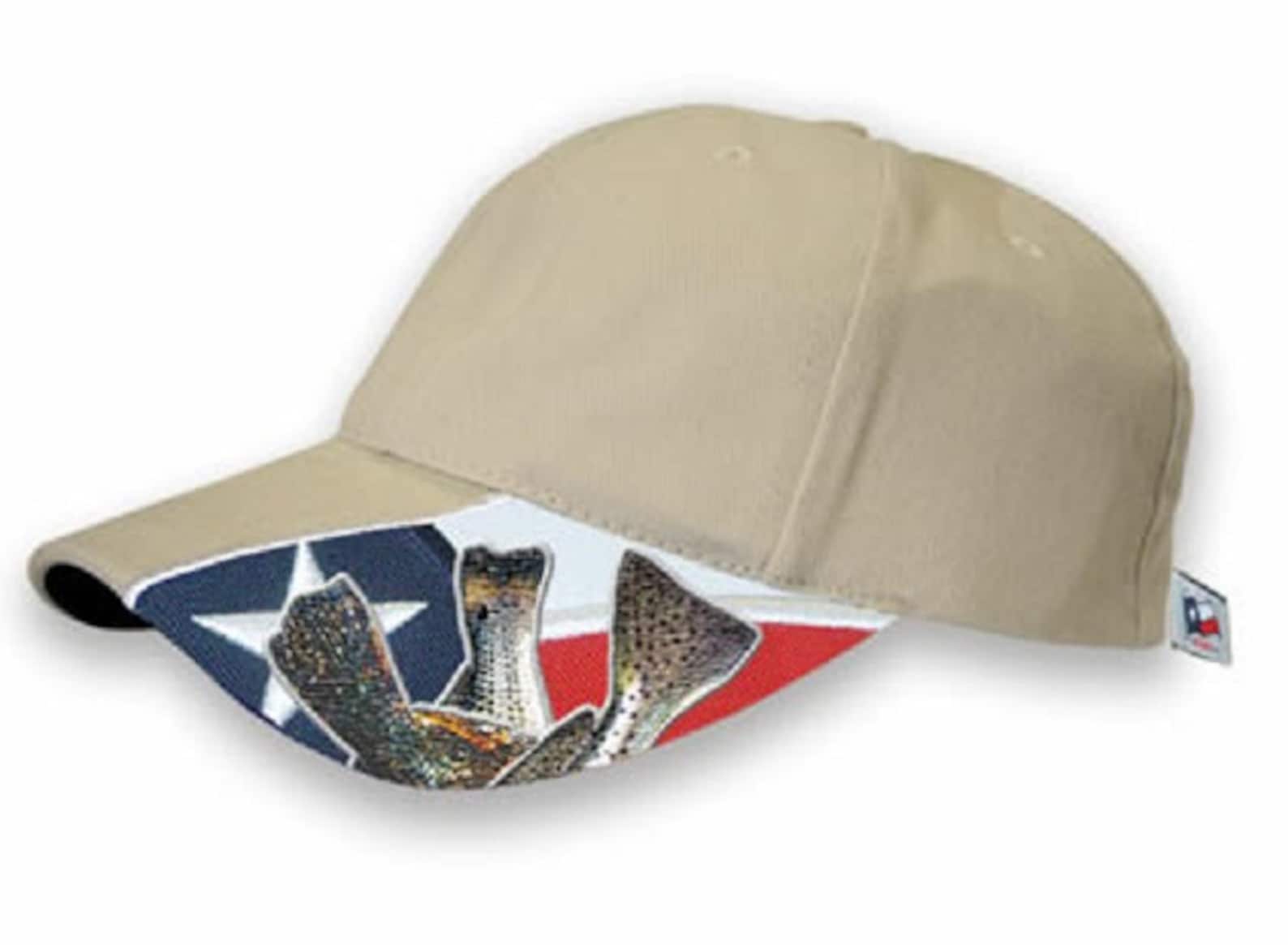 Texas Baseball Cap Embroidered With Fish Tails and Our Texas Etsy India