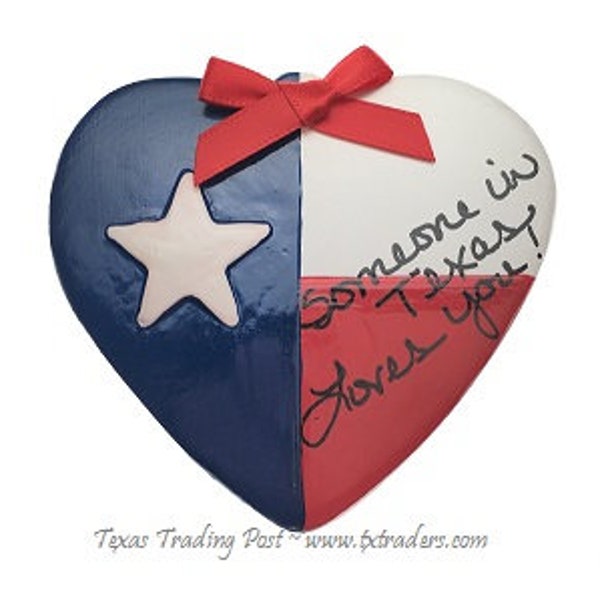 Texas Ornament - Someone in Texas Loves You - Made in Texas by a Texan!