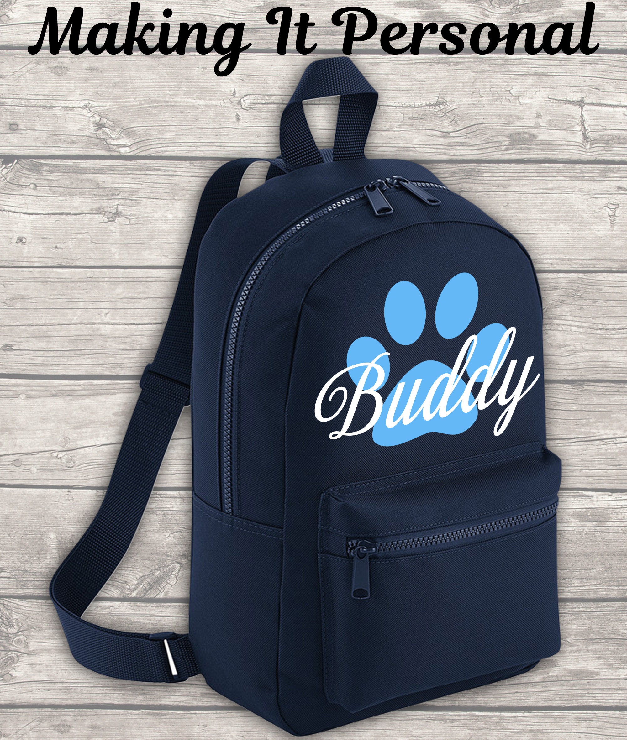 Personalised Mini Dog Backpack Puppy Backpack Doggy Day Care | Etsy