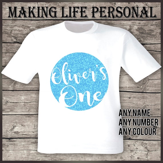 1st 2ND 3RD 4TH 5TH Any Colour Text Birthday Boy Girl T-shirt
