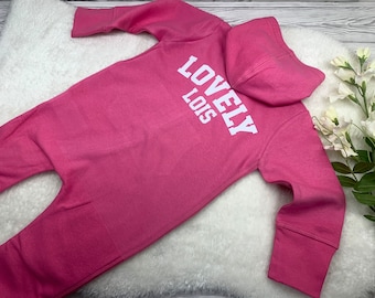 Personalised Baby Tracksuit: Auntie's/Nanny's Bestie Zip-Up Hoodie