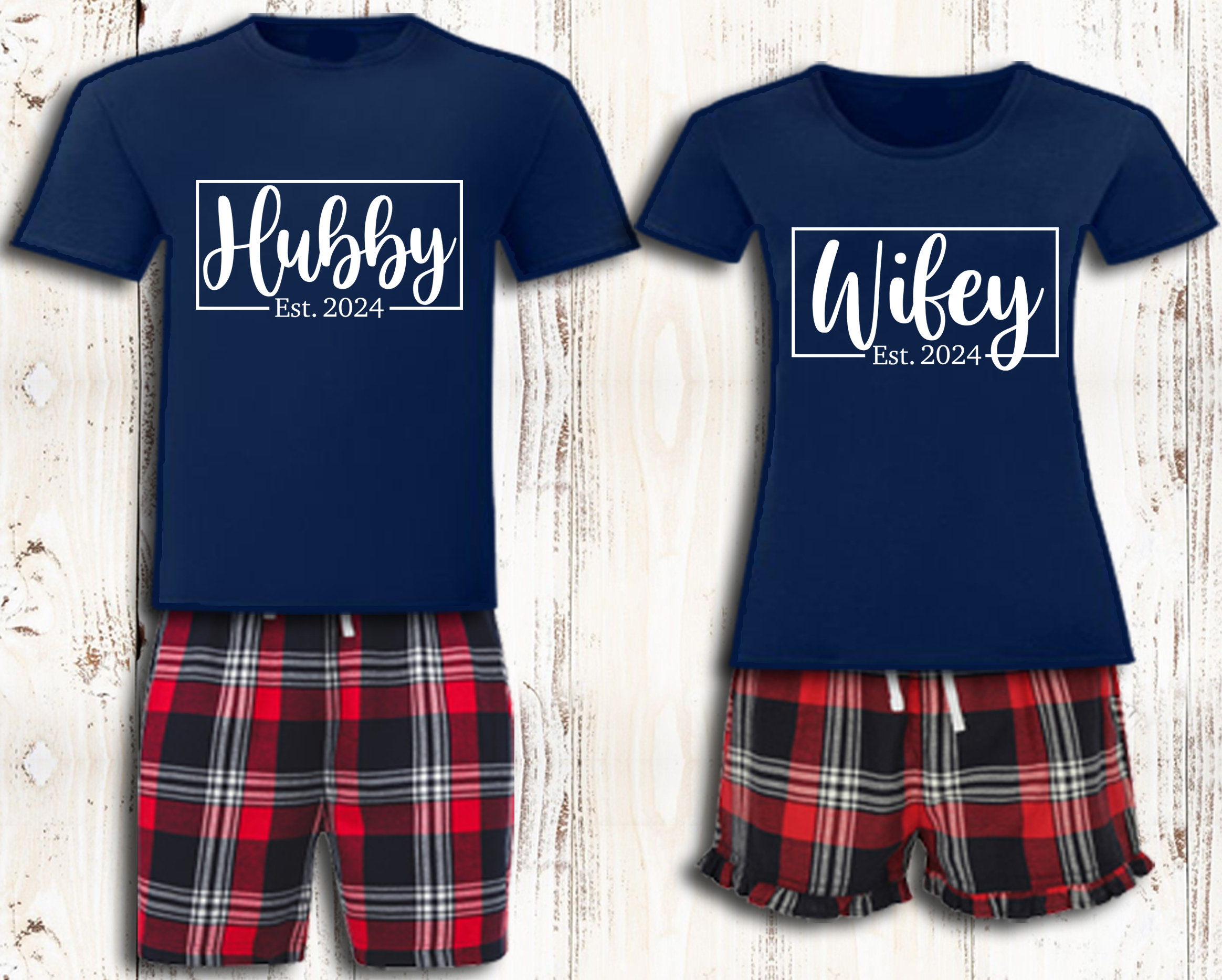 Hubby and wifey pyjamas hotsell