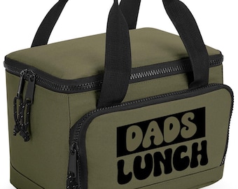 Personalised Dads Lunch Cooler Bag: Recycled Mini Picnic Bag
