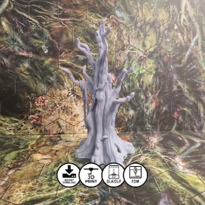Ancient Tree Compatible with Oathsworn DnD and other TTRPG type games - (STL file download)