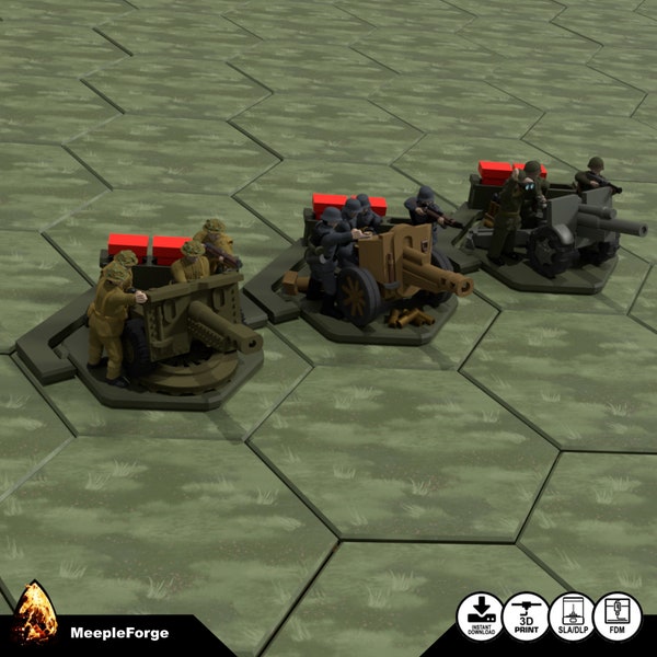 Artillery Ww2 Stl - Etsy