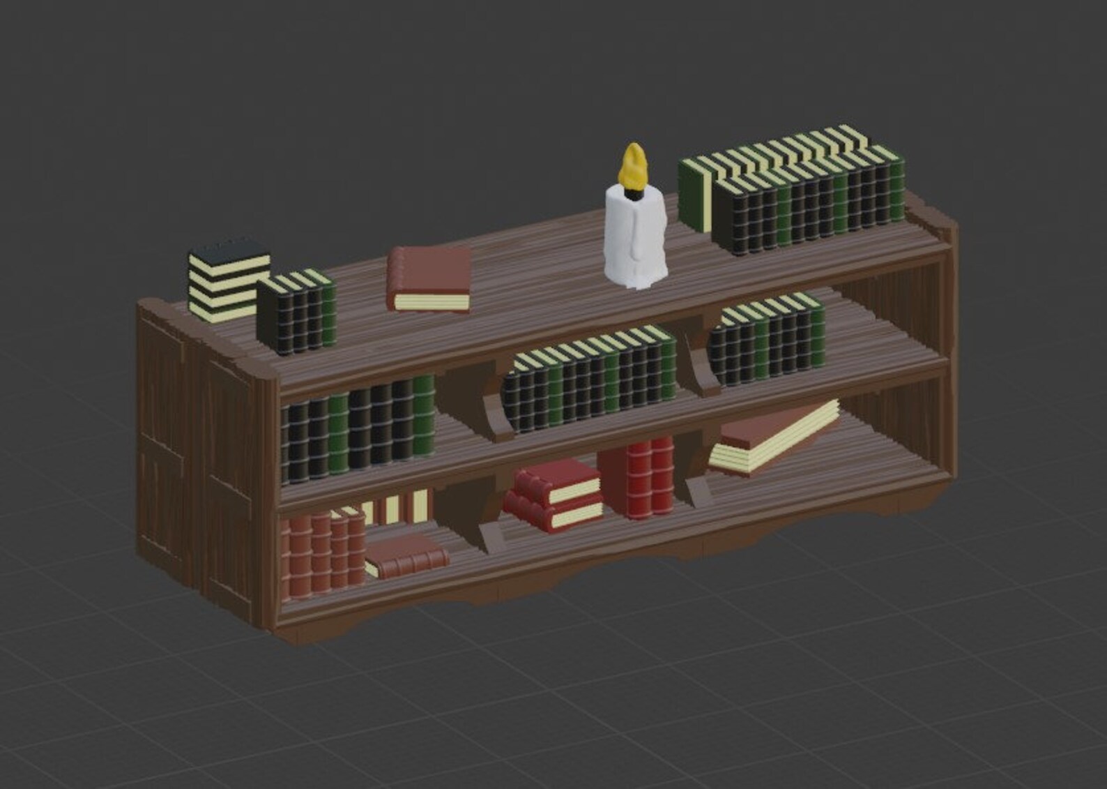 Bookcase for Use With Tabletop RPG Adventure Games STL File Etsy