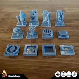 Traps for use with HeroQuest 12pieces (STL file download)