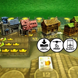 Taverns of Tiefenthal Upgraded Player Tokens (STL file download)
