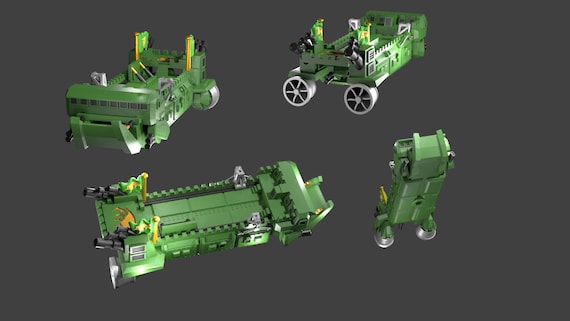 Scythe アップグレードされた飛行船 4 拡張派閥 (STL ファイルの 