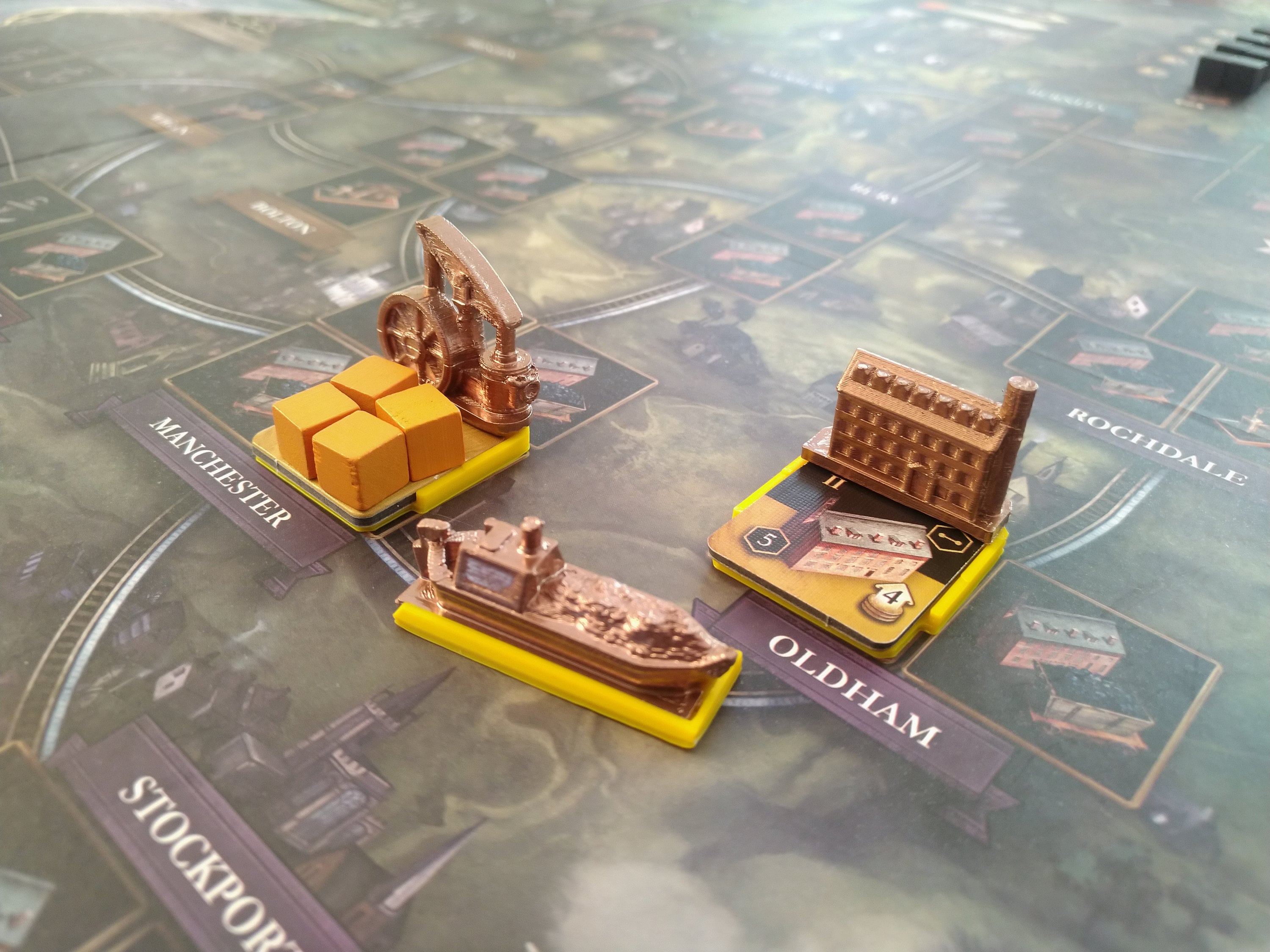 Brass Lancashire and Birmingham Tokens for Filament Printers Etsy UK