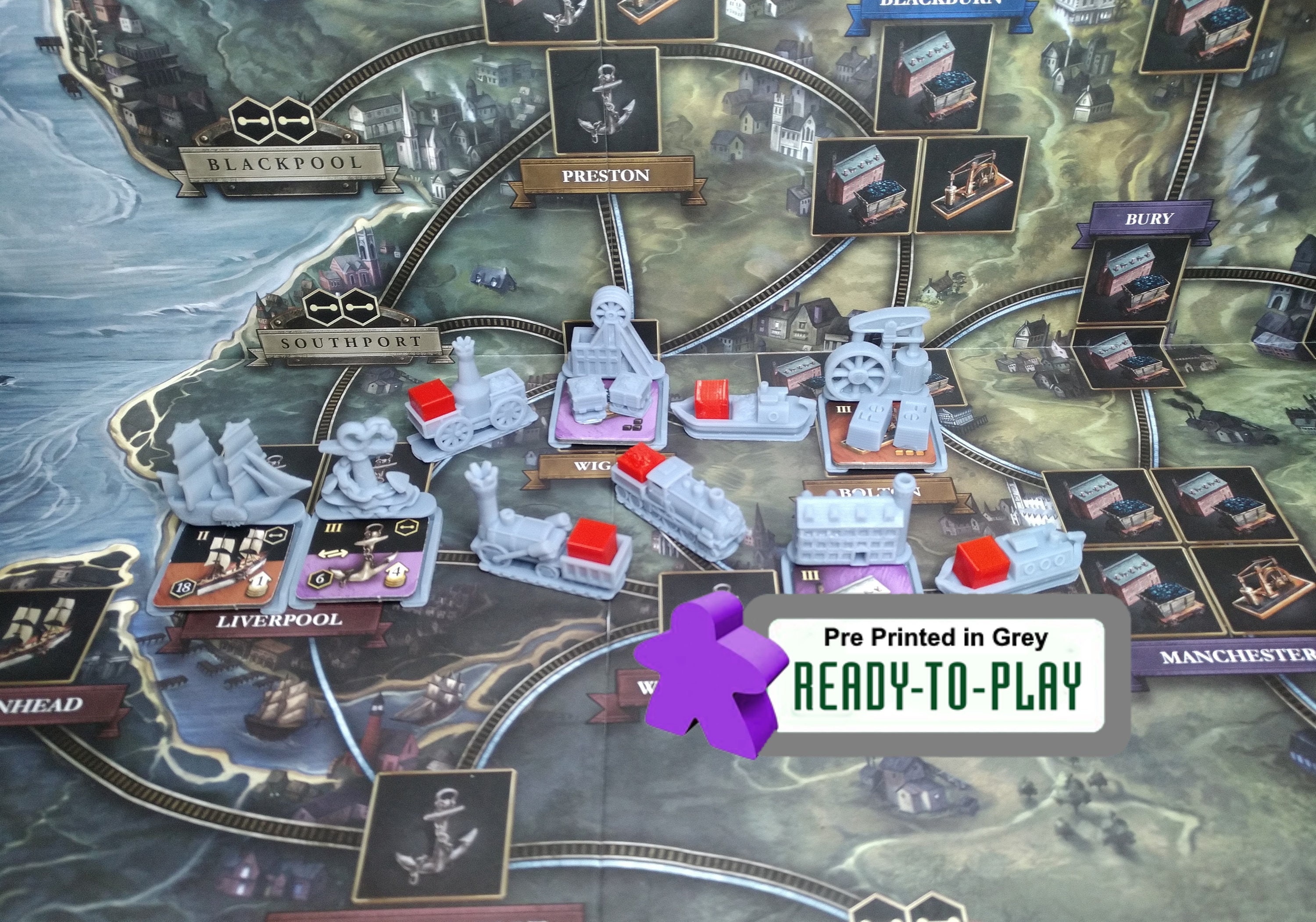 Pre Printed Brass Birmingham Brass Lancashire Upgraded Etsy