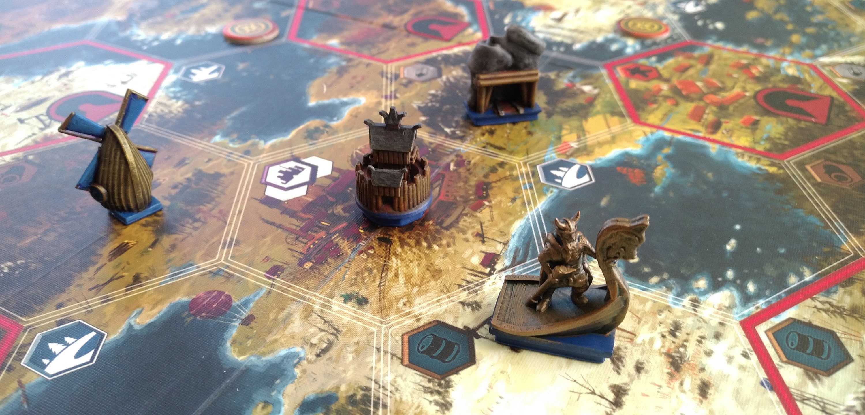 20pcs Scythe Board Game Unique Faction Buildings for 5 - Etsy