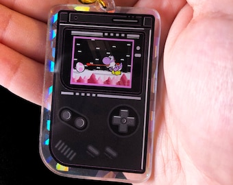 B-KLASS GameBoy Yoshi Holografisk Nyckelring
