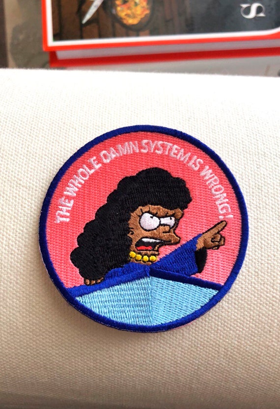 The Simpsons Lisa The Whole Damn System is Wrong Patch